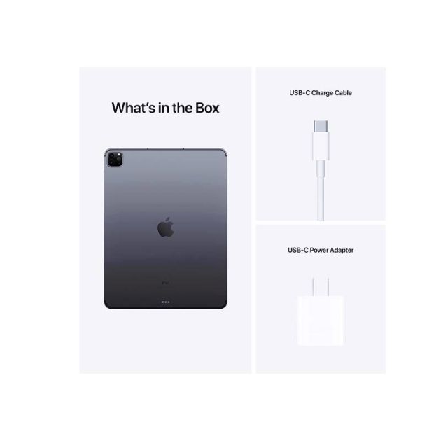 2021 Apple 12.9 pouces iPad Pro Wi‑Fi + Cellular - 1To/16Go - iPadOS 14.5.1 -  Apple M1 - 1 Nano sim - 12MP/12MP - Garantie 12 mois
