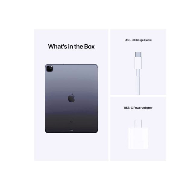 2021 Apple 12.9 pouces iPad Pro Wi‑Fi + Cellular - 2To/16Go - iPadOS 14.5.1 -  Apple M1 - 1 Nano sim - 12MP/12MP - Garantie 12 mois