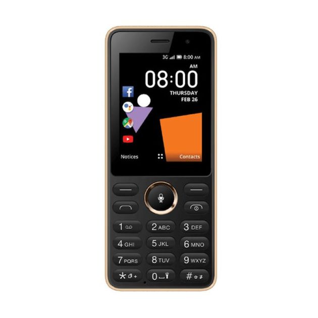 ORANGE SANZA -  Smart Feature phone - Réseau 3G+ - + 2GO PAR MOIS PENDANT 3MOIS - +5000F D’APPEL ET SMS VERS ORANGE VALABLE 1MOIS