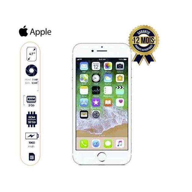 IPod Touch Apple - Lecteur MP4 - 4" - 6ème génération - 64Go - Or - 6 mois garantie