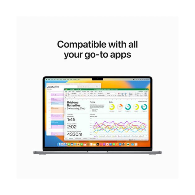 Apple MacBook Air 2023 - 256 Go SSD NVMe / 8Go RAM - écran Liquid Retina 15.3" - Apple M2 - Wi-Fi 6 + Bluetooth 5.3 - Autonomie 18h -  macOS - Garantie 12 Mois  Qwerty ( Livré sous 3 semaines )