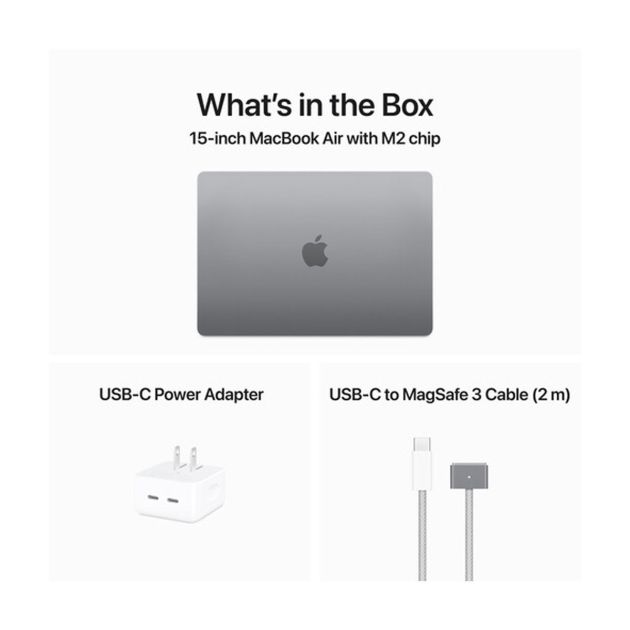 Apple MacBook Air 2023 - 512 Go SSD NVMe / 8Go RAM - écran Liquid Retina 15.3" - Apple M2 - Wi-Fi 6 + Bluetooth 5.3 - Autonomie 18h -  macOS - Qwerty  Garantie 12 Mois ( Livré sous 3 semaines )