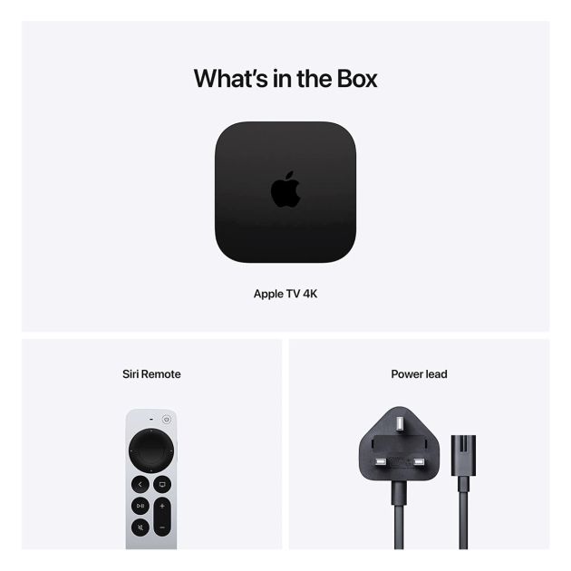 Apple 2022 TV - 4K - 128 Go - Wi‑Fi + Ethernet 3e génération - Livré entre 03 et 06jours