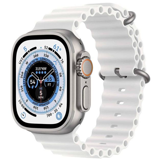 Apple Watch Ultra - GPS + Cellular 49mm - Smart Watch w/Rugged Titanium Case - 12 mois de garantie