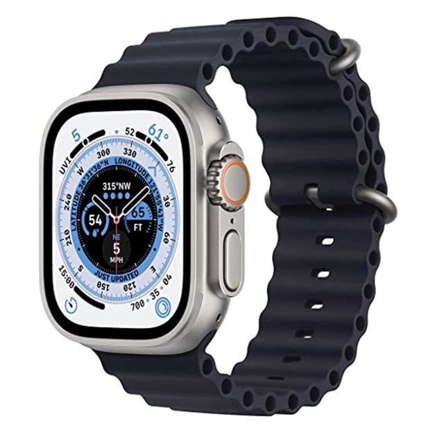 Apple Watch Ultra - GPS + Cellular 49mm - Smart Watch w/Rugged Titanium Case - 12 mois de garantie