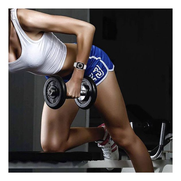 Bracelet de rechange 38mm/40mm/41mm - blanc - pour Apple watch