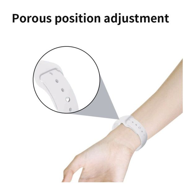 Bracelet de rechange 38mm/40mm/41mm - blanc - pour Apple watch