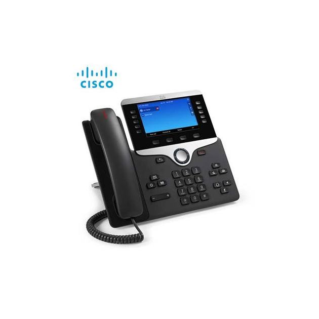 Téléphone fixe IP - Cisco 8841 - CP8841 SIP - 10 lignes - Ecran couleur WVGA