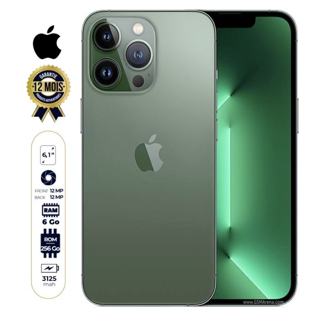 Iphone 13 pro - Smartphone - 256Go/6Go - 6.1" - 3125 mAh - Garantie 12 mois