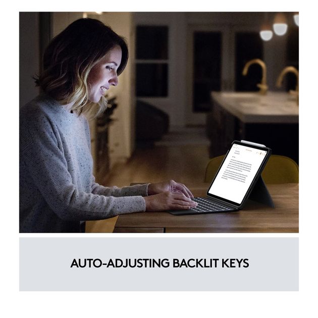 Logitech Combo Touch (iPad Air 4e/5e génération 2020, 2022) - Étui clavier rétroéclairé pour iPad Air - Livraison entre 5 et 10 jours - 6 Mois