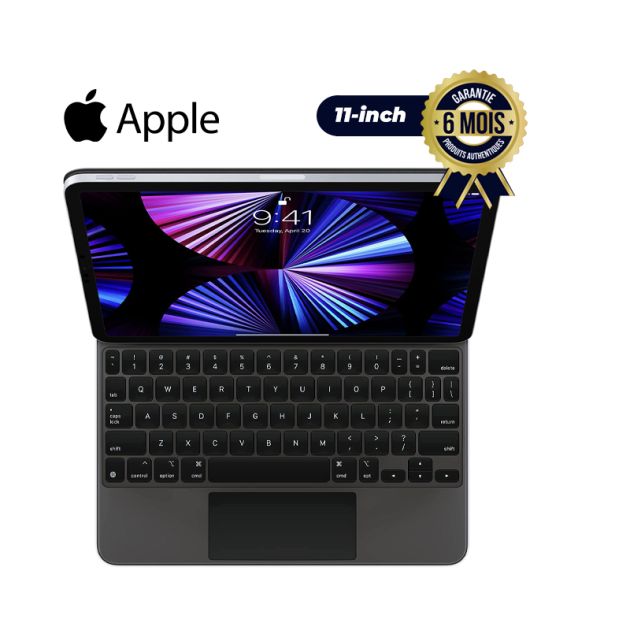 Magic Keyboard Apple pour iPad Pro 11 pouces (5e, 4e et 3e génération) US English - Clavier QWERTY  (LIVRAISON 5 a 10 JOURS)